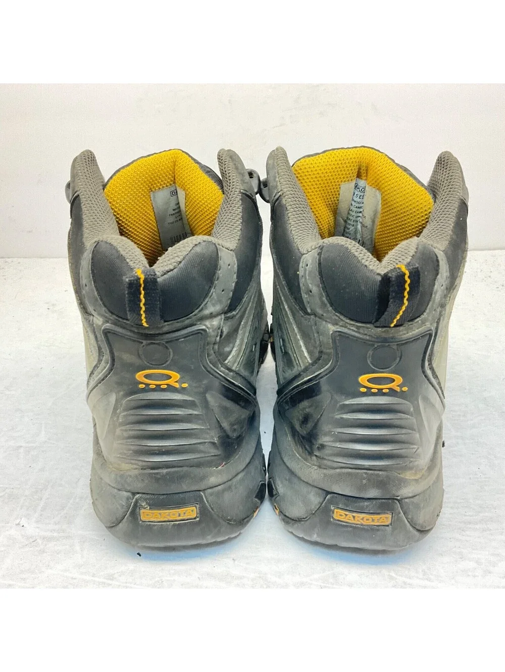 Dakota Men's Mid-Cut Quad Comfort Steel Toe CP Work Boots Black Size 9.5EE